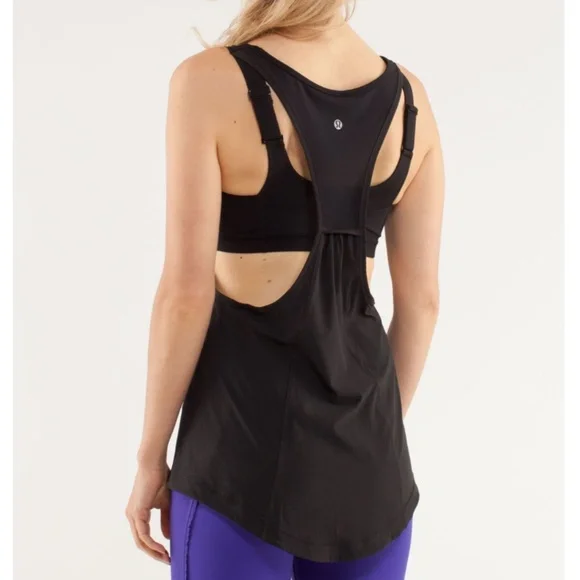 Lululemon Run: For Your Money Tank Sz 6 Black - Picture 2 of 16